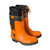 Orange Rubber Rigger Boot Size 6