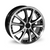 18 Inch x 4 Majesty Regal Silver Black Alloy Wheel