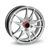 17 Inch x 4 Flux Frashokereti Silver Red Alloy Wheel