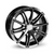 16 Inch x 4 Majesty Imperial Silver Black Alloy Wheel
