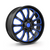 14 Inch x 4 Rainbow Donjon Collection Black Blue Alloy Wheel