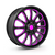 14 Inch x 4 Rainbow Donjon Collection Black Pink Alloy Wheel