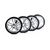 17 Inch x 4 Mansune Brazilliant Silver Alloy/Tire Set