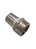 Straight 2" Tubing x 1" Male NPT - Crimp-On