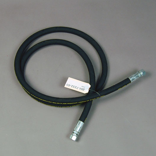 Power Unit Hydraulic Hose 71" with (2) Straight Fittings