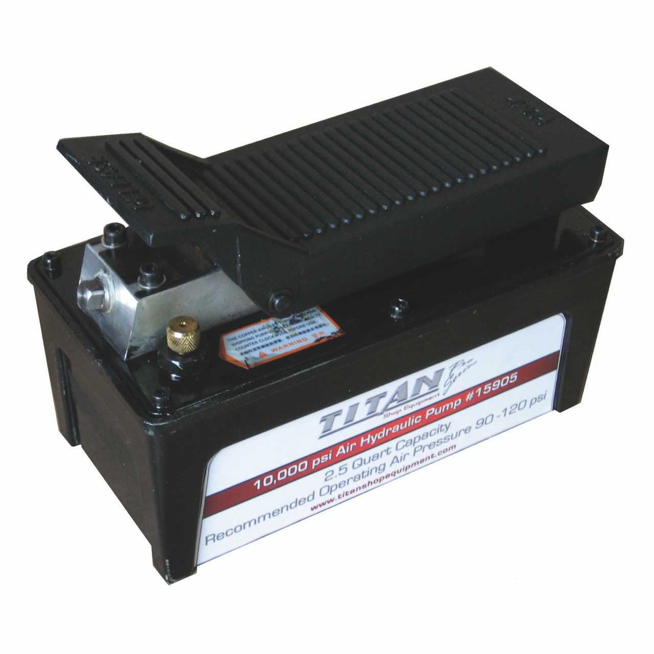 10,000 PSI Air / Hydraulic Pump 2.5 Quart for Any