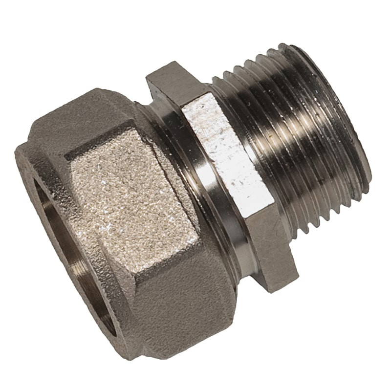 Straight 3/4" Tubing x 3/4" Male NPT SS