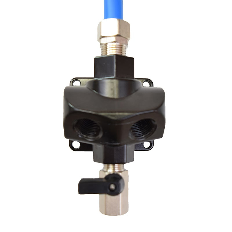 1/2" Dual Port Outlet w/two 1/2" NPT Outlet Ports