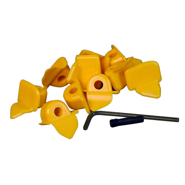 Yellow Plastic Inserts for Mount / Demount Heads for Corghi (10-PACK)