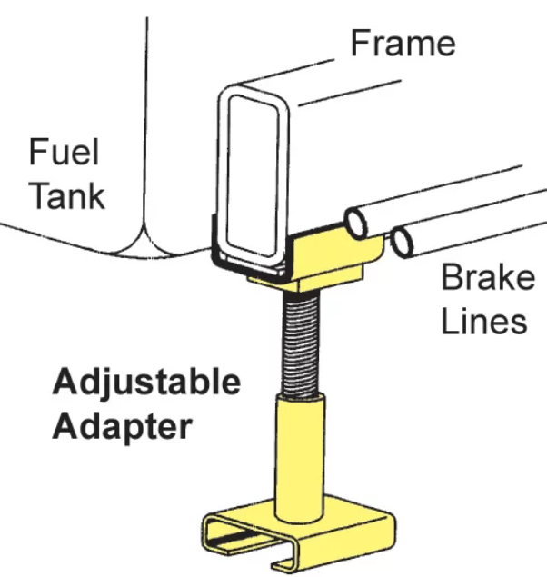 6″-9″ Slip-On Adj Height Ext AHDRNRW