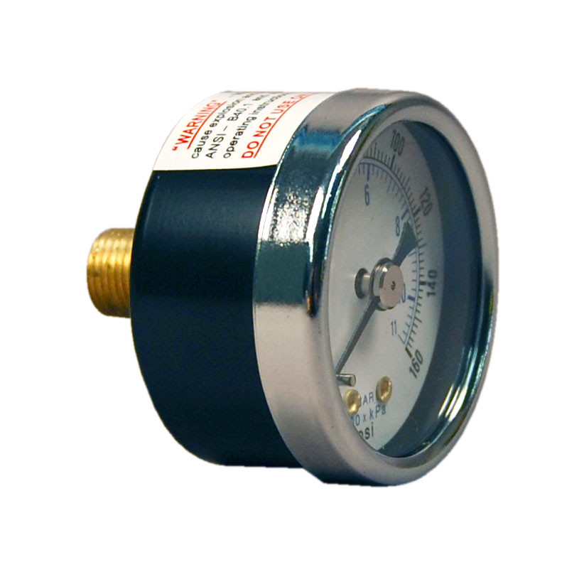 1/8" NPT Pressure Gauge 0-160 PSI