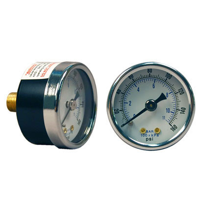 1/8" NPT Pressure Gauge 0-160 PSI