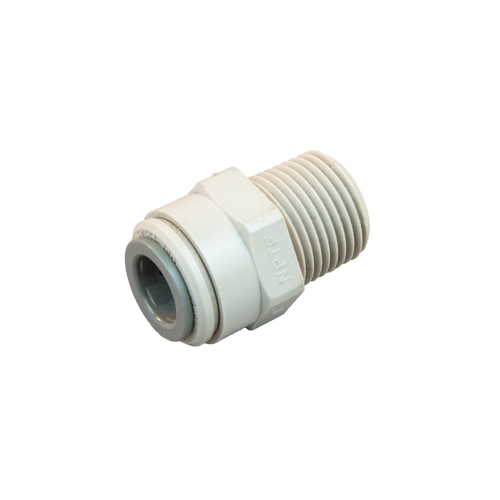 Connector 3/8" NPT to #/8" Tube