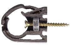 FASTPIPE 1 1/2"	PIPE CLIP  10 PACK     THRU HOLE, OR USE 5/16 THREADED ROD