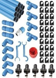 3/4" Fastpipe Master Kit 230' w/5 Outlets