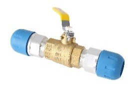 Valve Kit - Ball Valve & 2 Threaded Adapters 3/4"