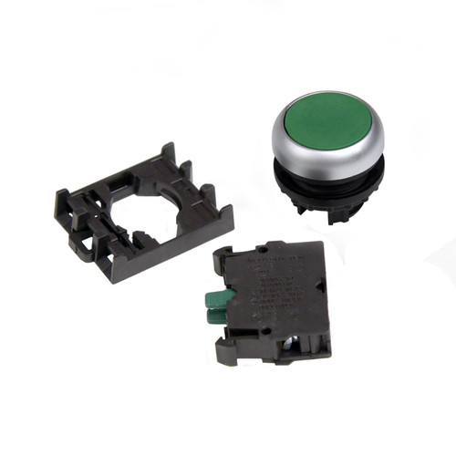 UP PUSH BUTTON SWITCH ASSEMBLY, GREEN