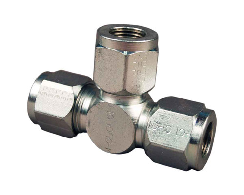Tee Union 5/8" Tube End - All Openings