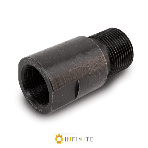 1/2-28 to 5/8-24 Thread Adapter - Black (Steel)