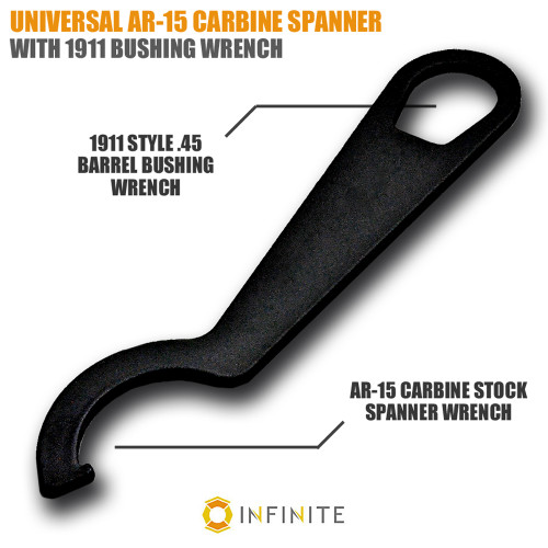 AR-15 Carbine Spanner With 1911 Bushing Wrench