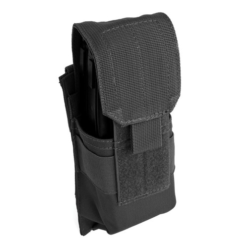 MOLLE Single Rifle Mag Pouch - Black