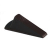 AbilityOne  SKILCRAFT Rubber Wedge Doorstop - Non-slip, Heavy Duty, Impact Resistant - Vulcanized Rubber - 3.5" x 6.8" - Brown