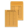 Deluxe Interoffice Press and Seal Envelopes, #97, Two-Sided Three-Column Format, 10 x 13, Brown Kraft, 100/Box