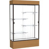 Waddell Reliant Display Cabinet - 48" x 16" x 80" - 4 x Shelf(ves) - Sliding Door(s) - Durable, Adjustable Shelf, Lockable, LED Light - TAA Compliant