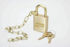 SKILCRAFT® Solid Steel and Solid Brass Case Padlocks - 1" - Grand Master Keyed