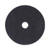 Stripping Floor Pads, 20" Diameter, Black, 5/Carton