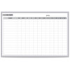 Ghent Dry Erase Board - 36" (3 ft) Width x 24" (2 ft) Height - White Steel Surface - Satin Aluminum Frame - Rectangle - Horizontal - Magnetic - Stain Resistant, Ghost Resistant, Fade Resistant, Accessory Tray - 1 Each - TAA Compliant