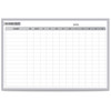 Ghent Dry Erase Board - 48" (4 ft) Width x 36" (3 ft) Height - White Steel Surface - Satin Aluminum Frame - Rectangle - Horizontal - Magnetic - Stain Resistant, Ghost Resistant, Fade Resistant, Accessory Tray - 1 Each - TAA Compliant