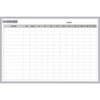 Ghent Dry Erase Board - 96" (8 ft) Width x 48" (4 ft) Height - White Steel Surface - Satin Aluminum Frame - Rectangle - Horizontal - Magnetic - Stain Resistant, Ghost Resistant, Fade Resistant, Accessory Tray - 1 Each - TAA Compliant