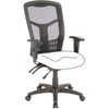 Lorell High Back Chair Frame - Black - 1 Each