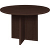 Lorell Prominence Round Laminate Conference Table - 29" x 42" , 1" Top, 0.1" Edge - Material: Thermofused Melamine (TFM), Particleboard
