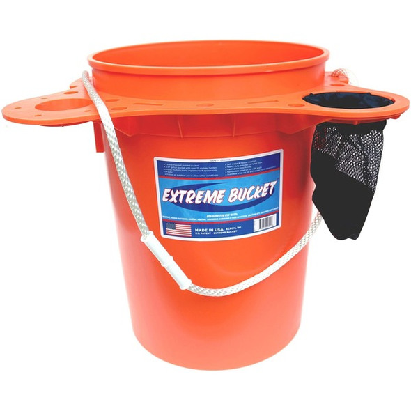 My Bucket Extreme Bucket - 22 quart - Plastic - Orange - 1 Each