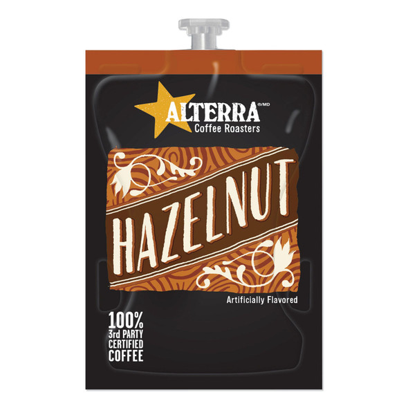 Coffee Freshpack Pods, Hazelnut, Medium Roast, 0.23 oz, 100/Carton