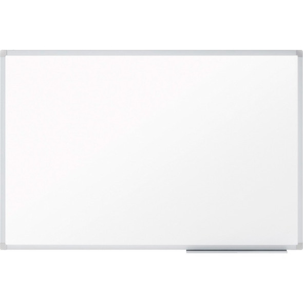 Mead Basic Dry-Erase Board - 48" (4 ft) Width x 36" (3 ft) Height - White Melamine Surface - Silver Aluminum Frame - Durable - 1 Each