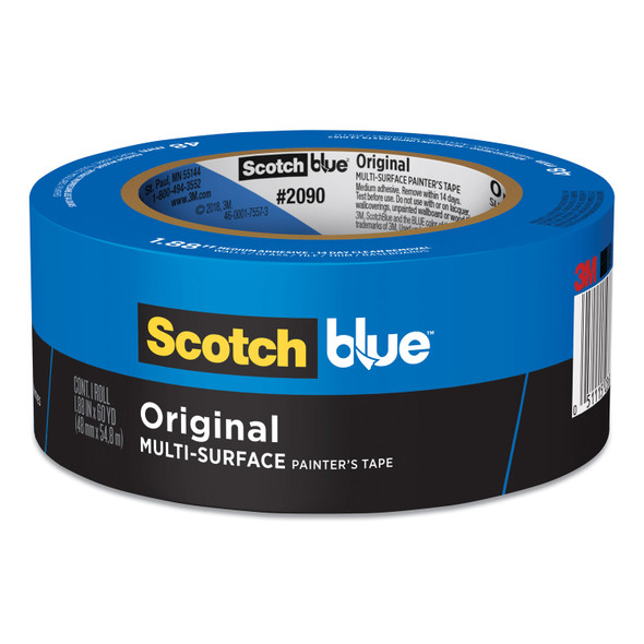 Original Multi-Surface Painter's Tape, 3" Core, 2" x 60 yds, Blue