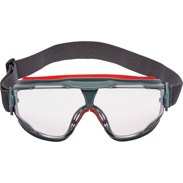 3M GoggleGear 500 Series Scotchgard Anti-Fog Goggles - Recommended for: Eye - Splash, Ultraviolet, Ultraviolet Protection - Clear Lens - Gray Frame - 1 Each