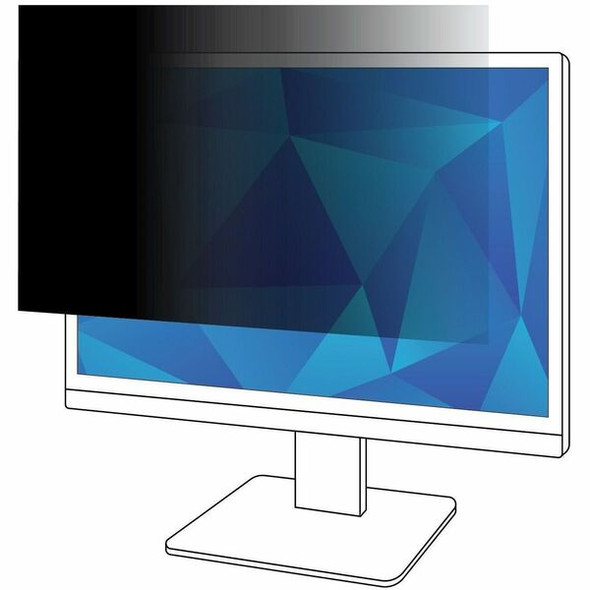 3M&trade; Privacy Filter for 27in Monitor, 16:9, PF270W9B - For 27" Widescreen LCD Monitor - 16:9 - Scratch Resistant, Fingerprint Resistant, Dust Resistant - Anti-glare