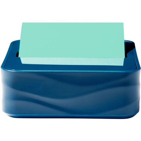 Post-it&reg; Note Dispenser - 3" x 3" Note - 45 Sheet Note Capacity - Navy