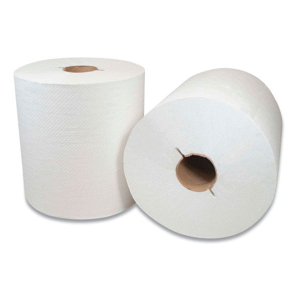 Morsoft Controlled Towels, I-Notch, 1-Ply, 7.5" x 800 ft, White, 6 Rolls/Carton