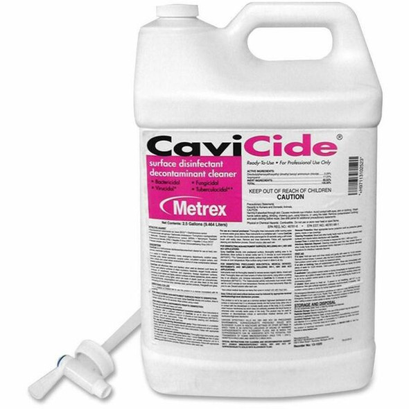 Metrex Cavicide Disinfectant Cleaner - Ready-To-Use - 320 fl oz (10 quart) - 2 / Carton - White