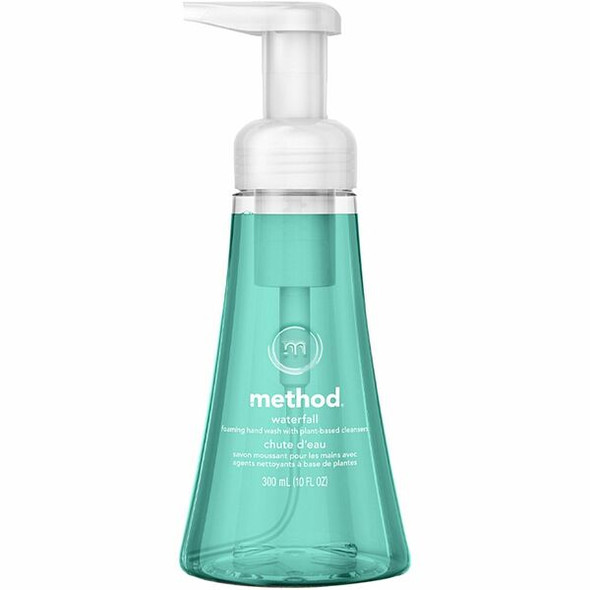 Method Waterfall Scent Foaming Hand Wash - Waterfall ScentFor - 10 fl oz (295.7 mL) - Bottle Dispenser - Hand - Aqua - Cruelty-free, Paraben-free, Phthalate-free - 1 Each