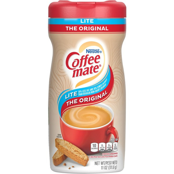 Coffee mate Powdered Coffee Creamer, Gluten-Free - Original Lite Flavor - 0.69 lb (11 oz) Canister - 1Each - 155 Serving