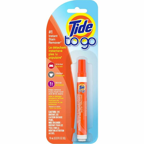 Tide To Go Stain Remover Pen - 0.34 oz (0.02 lb) - 1 Each - Orange