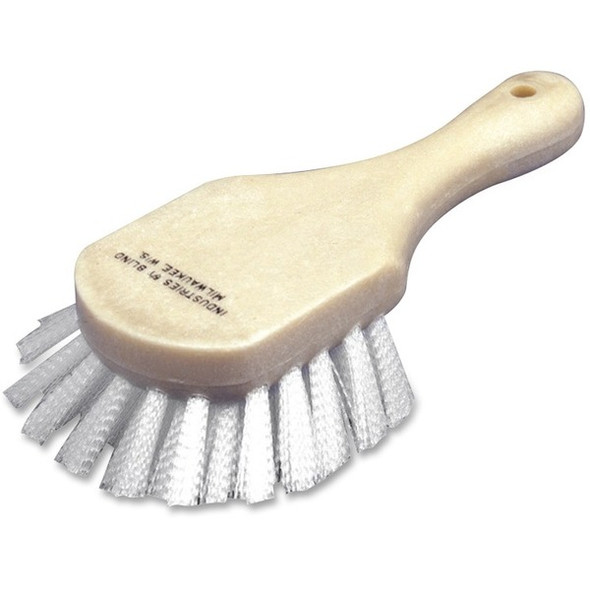 AbilityOne  SKILCRAFT All Purpose Scrub Brush - 1.25" Nylon Bristle - 5" Handle Length - 1 Each