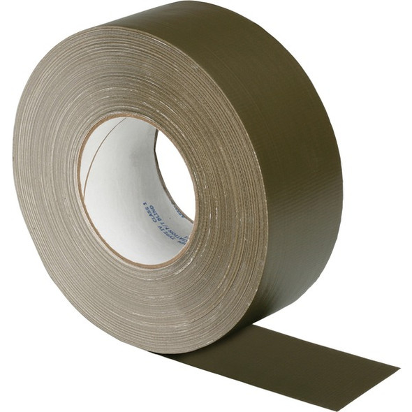 SKILCRAFT Original 100 MPH Tape - 60 yd Length x 2.50" Width - 12 mil Thickness - 3" Core - Woven, Cloth - 1 / RollRoll - Olive