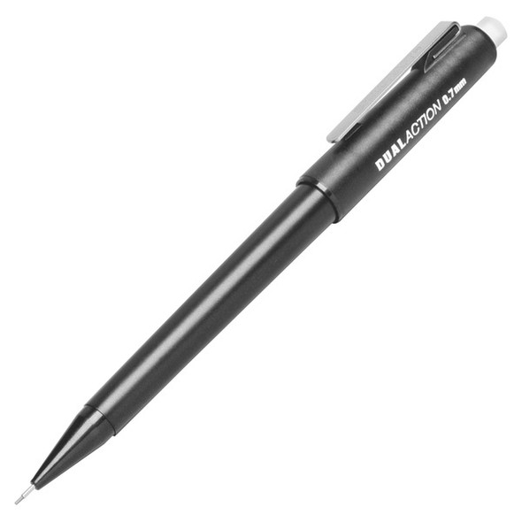 AbilityOne  SKILCRAFT Twist Top Mechanical Pencil - #2 Lead - 0.7 mm Lead Diameter - Black Barrel - 1 Dozen